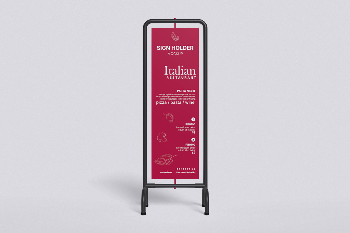 Sign Mockup, a Product Mockup by swsi-studio (Photo 2 of 5)