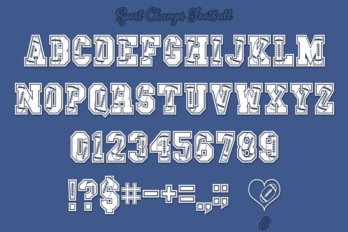 Sports Font Pack | Varsity Fonts, a Font by Anastasia Feya (Photo 13 of 21)