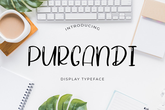 Purgandi Display Font preview 8