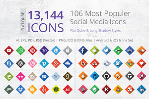 212 Qube Social Media Icons