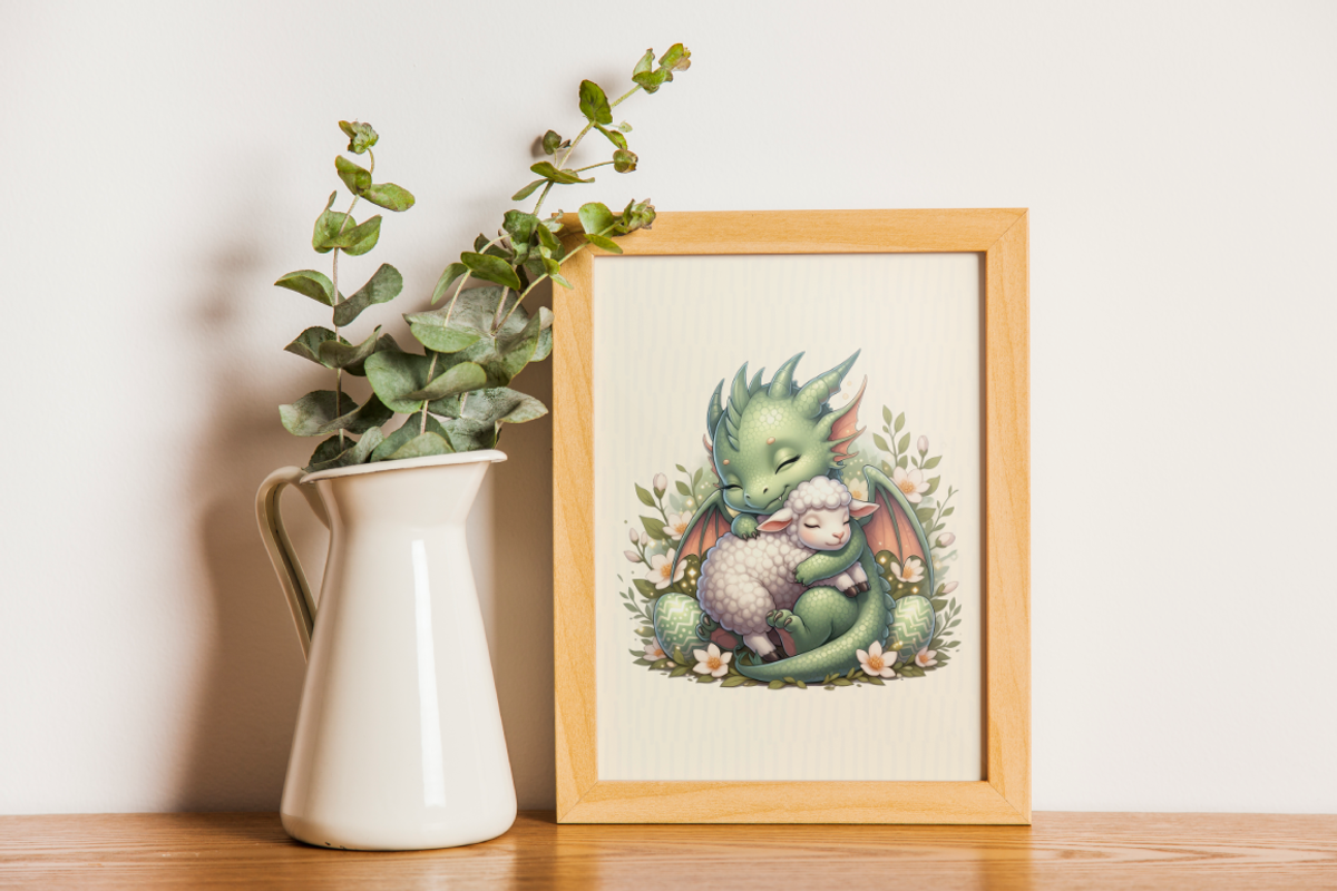 Cute Dragon PNG Clipart Baby., an Animal Illustration by KennedyStudio (Photo 5 of 5)