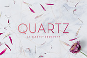 Quartz - Deco Font, a Sans Serif Font by Tugcu Design Co. (Thumbnail 1 of 5)