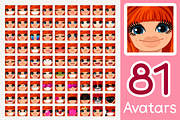 vector BIG avatars SET, a Templates & Theme by WINDmade (Thumbnail 39 of 40)