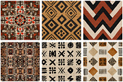 African Mudcloth background Patterns, a Background Graphic by DreamArtGraphic (Thumbnail 5 of 5)