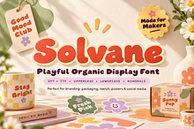 Solvane - Playful Bubble Font
