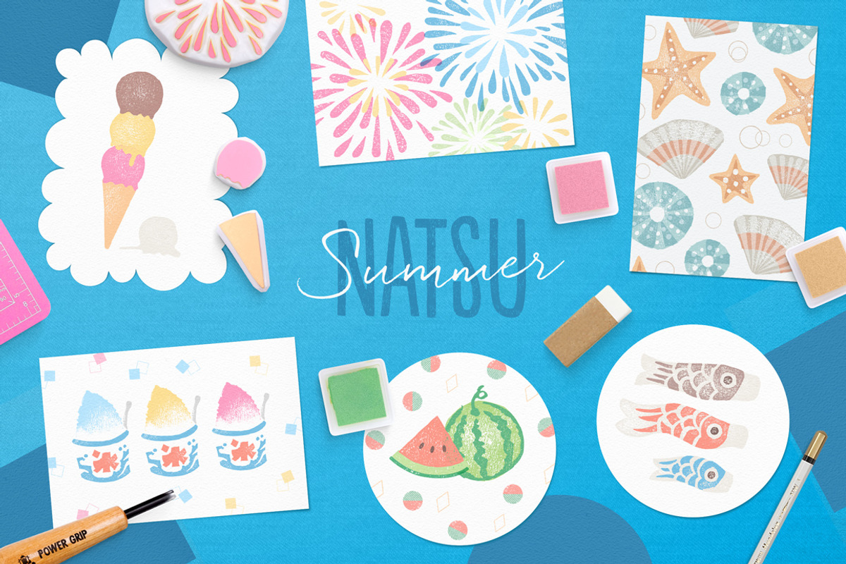 HANKO Japanese Stamp Kit, a Food Illustration by Hanko Goods (Photo 4 of 14)