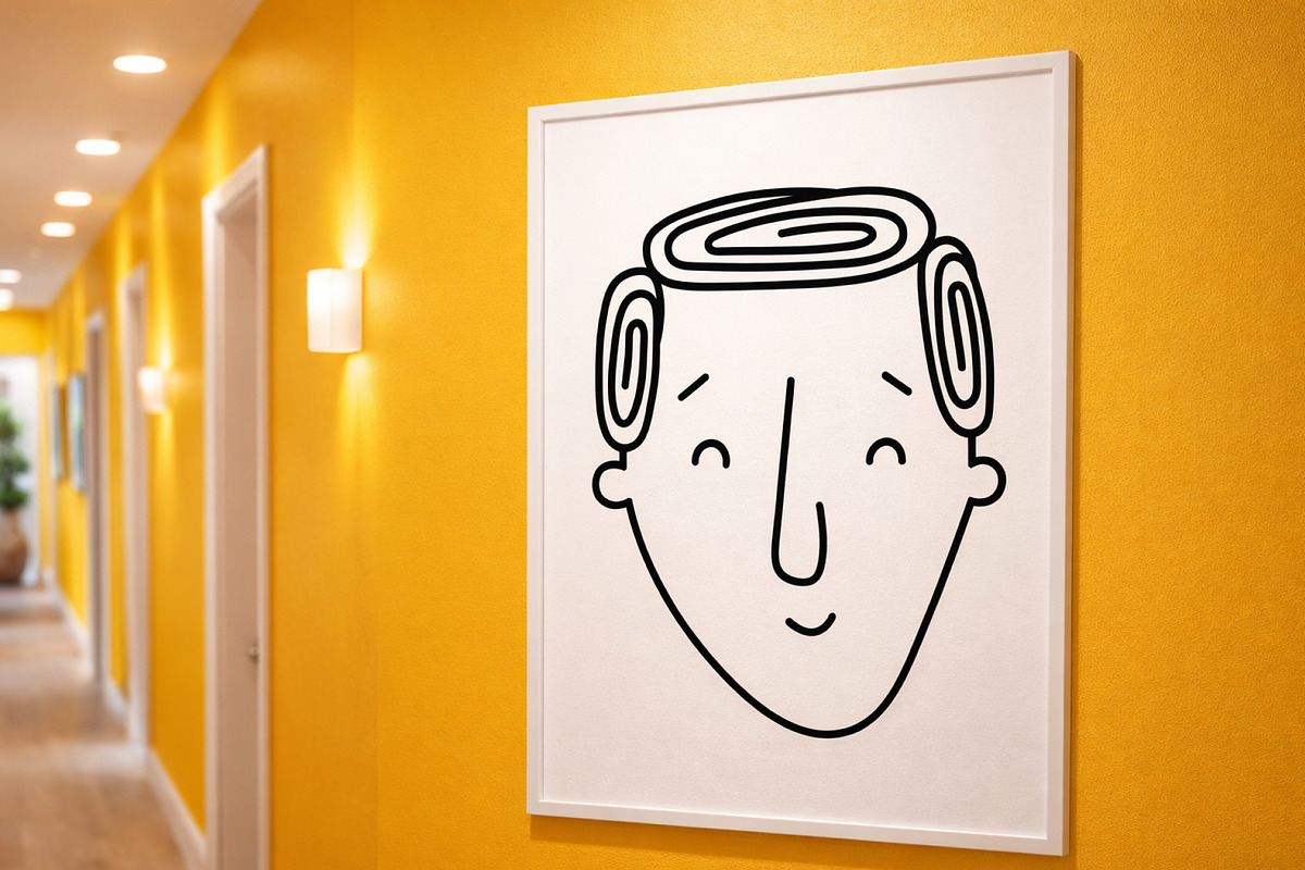 Hand Drawn Men Faces, a Person Illustration by Palau (Photo 6 of 8)