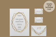 Gold geometric frames svg Clipart, an Object Graphic by DigitalArsiart (Thumbnail 4 of 9)