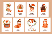 Naive Christmas. Clip arts & cards, a Seasonal Illustration by Renberrry.Store (Thumbnail 6 of 10)