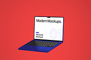 Minimal Macbook Mockups Vol 1, a Mac Mockup by Modern Mockups (Thumbnail 4 of 17)