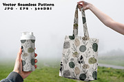 Minimal Botanical Seamless Vector, a Pattern Graphic by one-touch (Thumbnail 3 of 10)