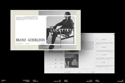 Lucette | Brand Guidelines, a Presentation Template by Studio Standard