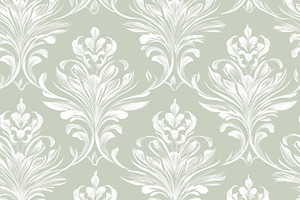 Seamless pattern, seamless vintage damask pattern featuring intr, a Pattern Graphic by Studio ANNA