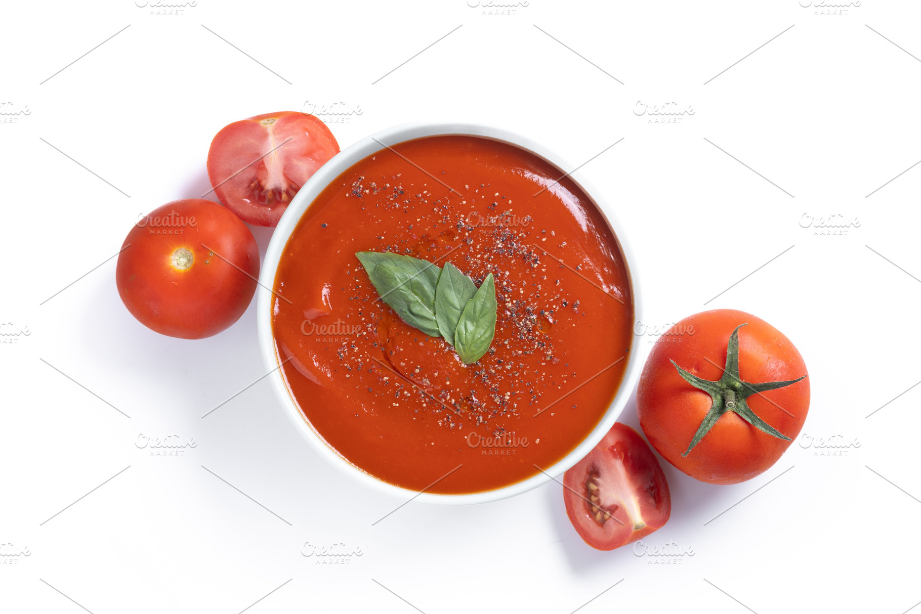 Homemade Tomato Soup in bowl, a Food & Drink Photo by etorres69