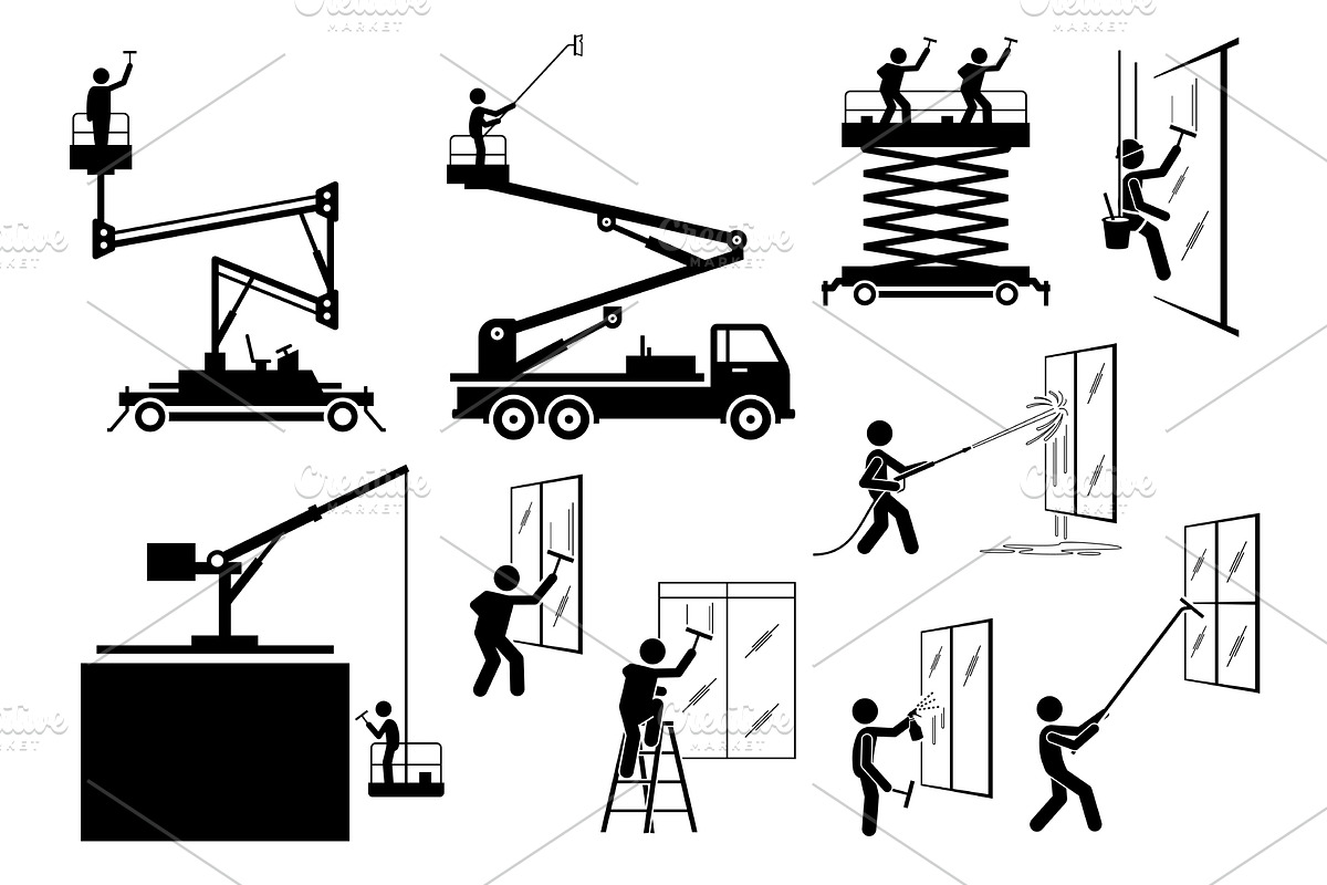 High Rise Building Clean Wash Paint, an Icon by Leremy Stick Figures