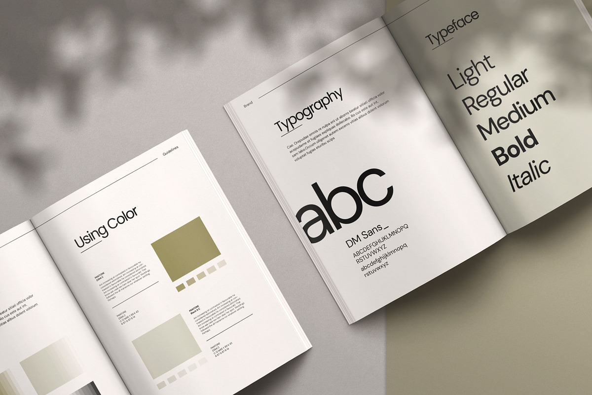 Brand Guidelines Template, a Stationery Template by Creatiya Type (Photo 5 of 8)