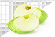 Slices of green apple, an Object Graphic by Fruits+Veggies (Thumbnail 8 of 9)