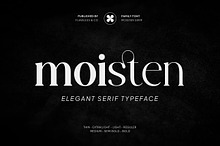 Moisten - Elegant Serif Family Font