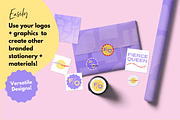Fierce Queen Canva logo & brand kit, a Branding & Logo Template by Kurly Creative (Thumbnail 5 of 13)