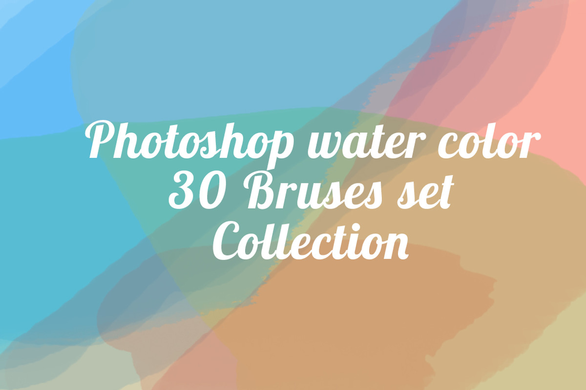 Water Color Brushes for Photoshop preview 6