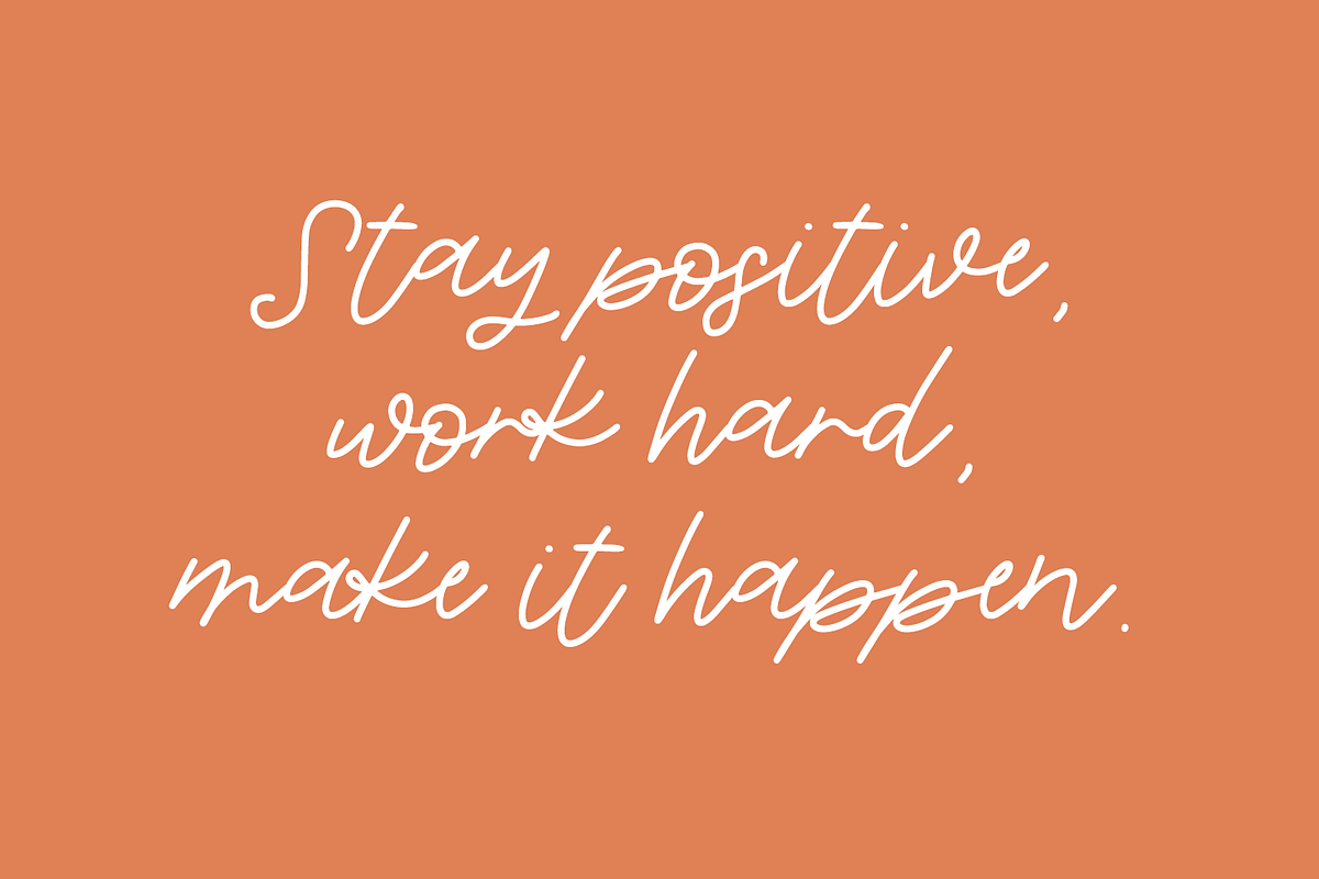 Ignited Script, a Handwritten Font by Beck McCormick (Photo 8 of 10)