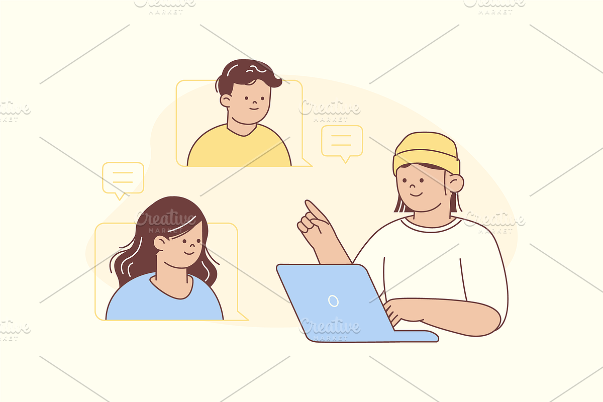 Office Working Illustration, an Object Graphic by Jump Studio (Photo 6 of 12)