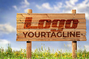 Logo on Wood for DaVinci Resolve, a Templates & Theme by FlashFXbox (Thumbnail 1 of 2)
