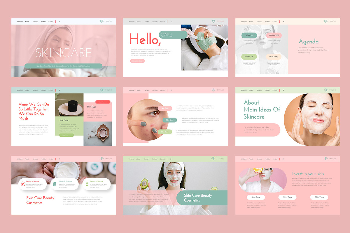 Skincare PowerPoint Presentation, a Presentation Template by Stock Shape (Photo 8 of 8)