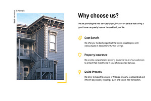 Real Estate Landing Page UI/UX