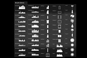 Cityscape Stamp Brushes Procreate, a Brush Add-On by aivos (Thumbnail 5 of 9)