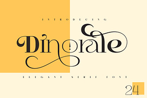 Dinorale Elegant Serif Font