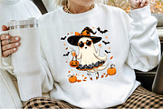 Cute Funny Ghost Pumpkin Halloween P, an Illustration by Sublimation Artist (Thumbnail 3 of 9)