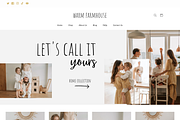 Shopify Theme | Warm Farmhouse, a Templates & Theme by Easy Website Themes (Thumbnail 1 of 6)