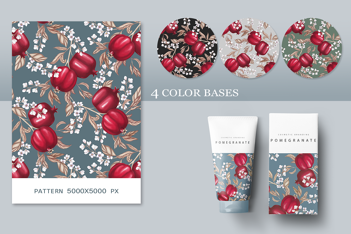 Pomegranate collection. Patterns, a Pattern Graphic by DamriNa art (Photo 7 of 9)