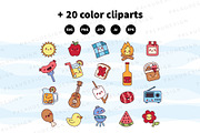 Cute Picnic Time Characters, a Seasonal Illustration by Palau (Thumbnail 10 of 12)