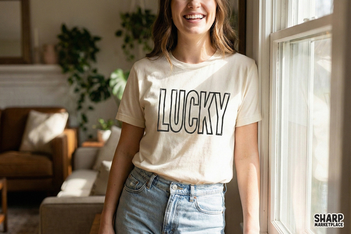 Lucky PNG Design, Hand Drawn Shirt, an Illustration by SharpMarketplace (Photo 3 of 4)