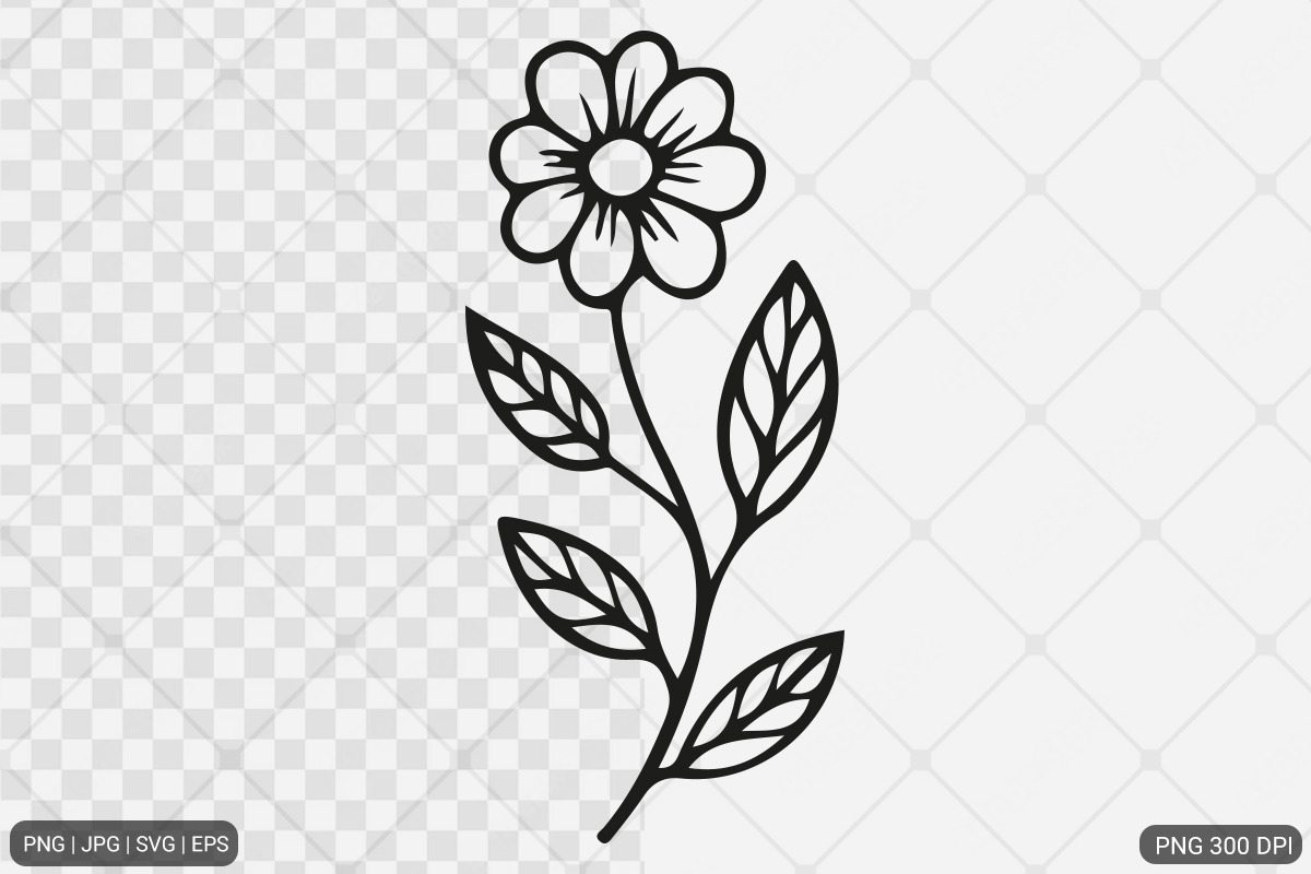 Floral Design SVG PNG Bundle, an Illustration by Actual Pixel (Photo 8 of 22)