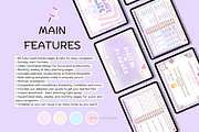 Purple Pastel Digital Planner, a Stationery Template by Tas Creative Studio (Thumbnail 4 of 12)