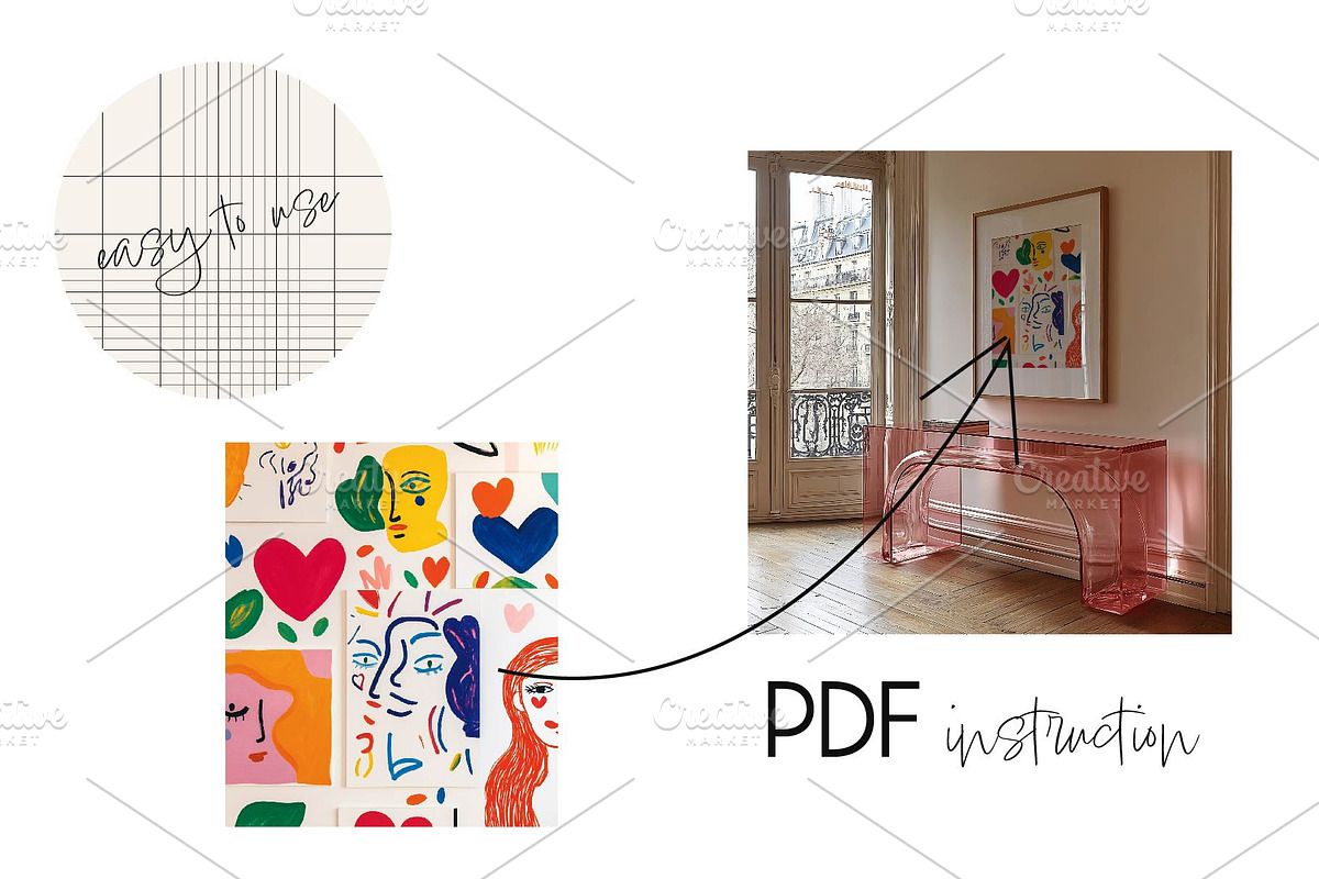 BUNDLE Frame Mockups ISO DIN A ratio, a Household Mockup by MOAROShop (Photo 3 of 9)