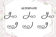 Wedding Monogram | Script Font, a Handwritten Font by Scratchones (Thumbnail 8 of 9)