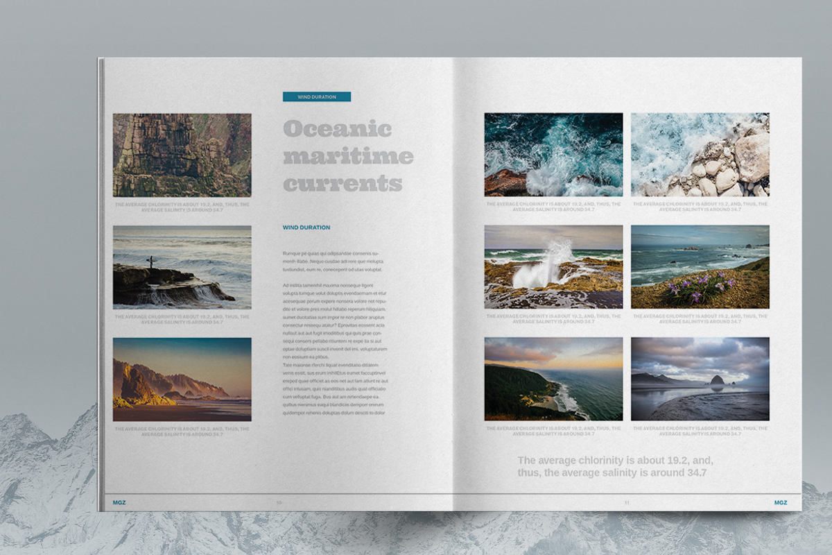 Lifestyle Magazine Layout Template
