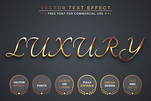 Golden - Editable Text Effect