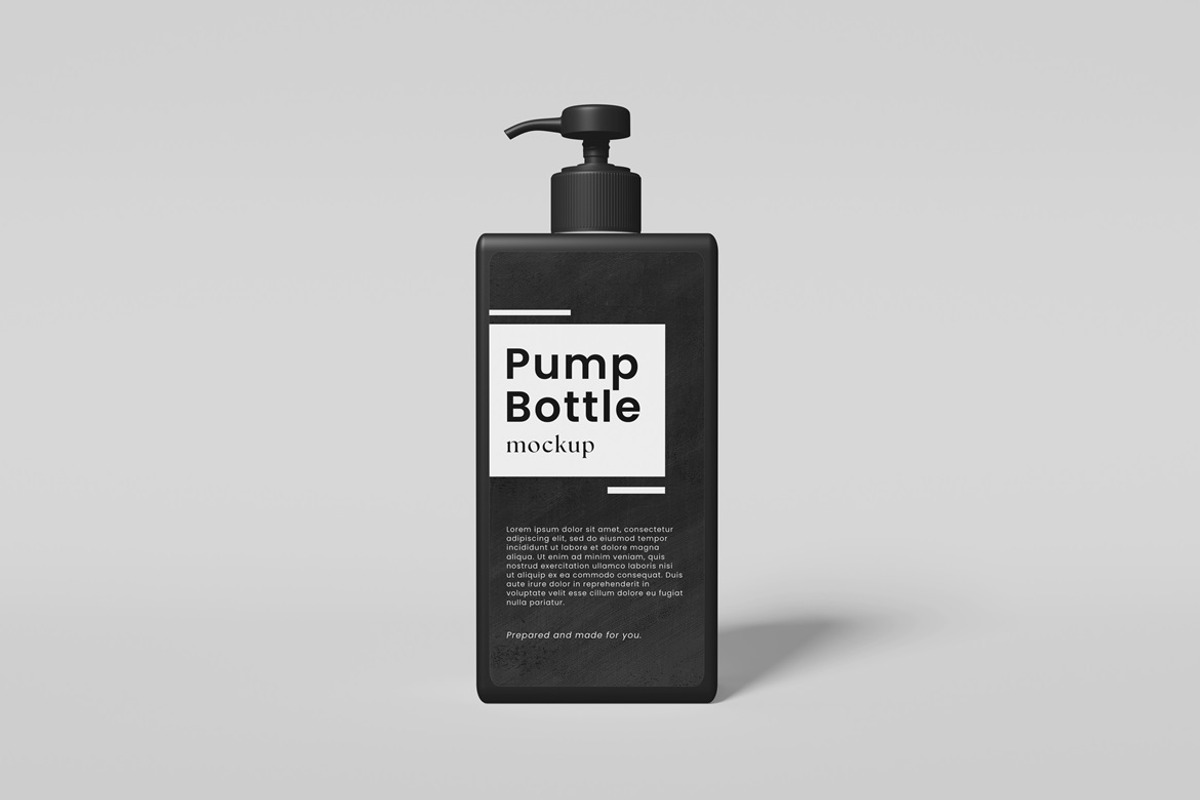 Pump Bottle Mockup, a Packaging Mockup by AndikaGraphic (Photo 3 of 6)