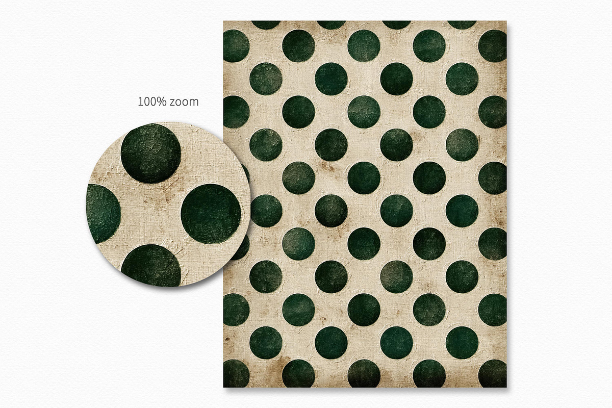 Grungy Christmas Polka Dots, a Decorative Illustration by rileyBgraphics (Photo 7 of 7)