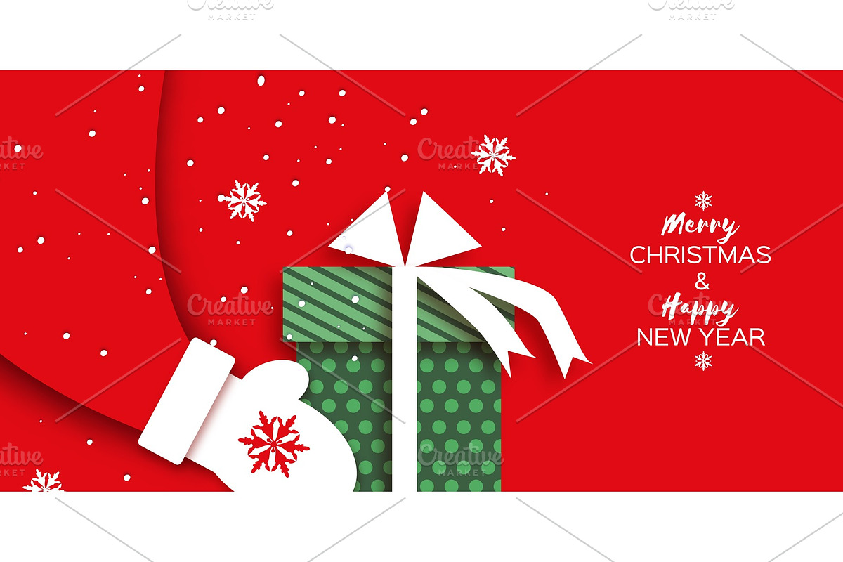 Merry Christmas Santa Gift, an Object Graphic by Masherdraws