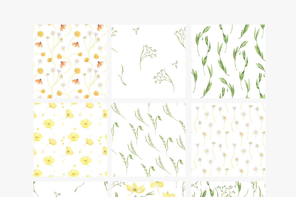 Wildflowers, poppies and herbs, a Food Illustration by astelenadesign (Photo 14 of 19)