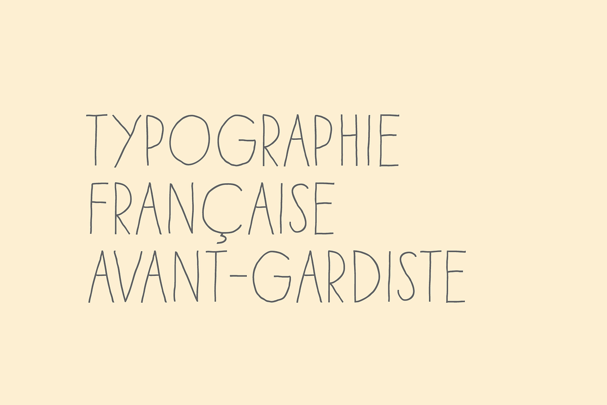Paris Font Pack preview 3