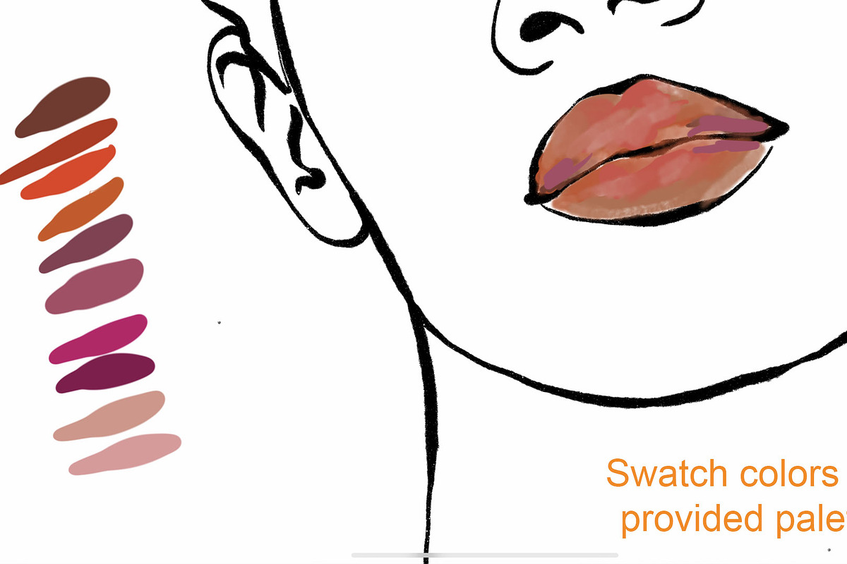 Procreate Makeup Brush Set preview 8