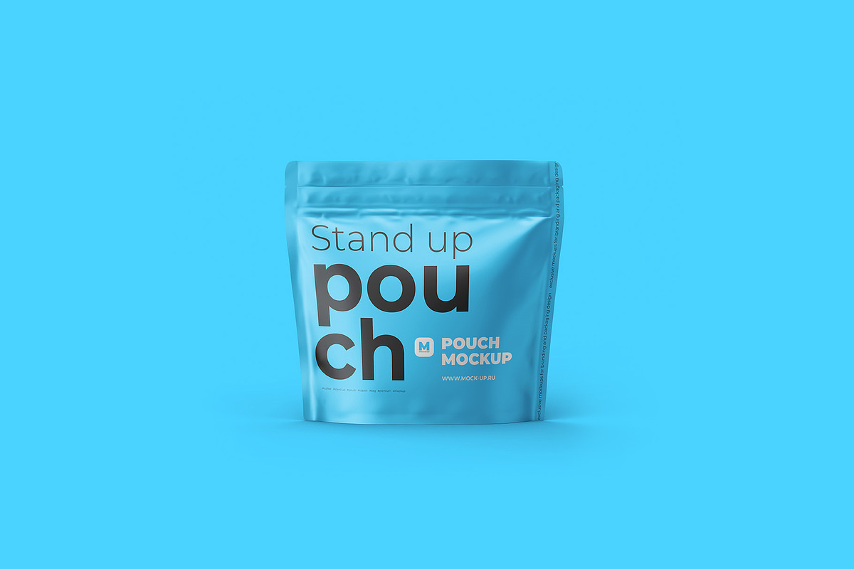 Stand-up Pouch Mockup (square), a Cups & Container Mockup by easymock (Photo 4 of 9)