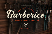 Barberico: The Bold & Stylish Script, a Script Font by fopifopi (Thumbnail 1 of 7)
